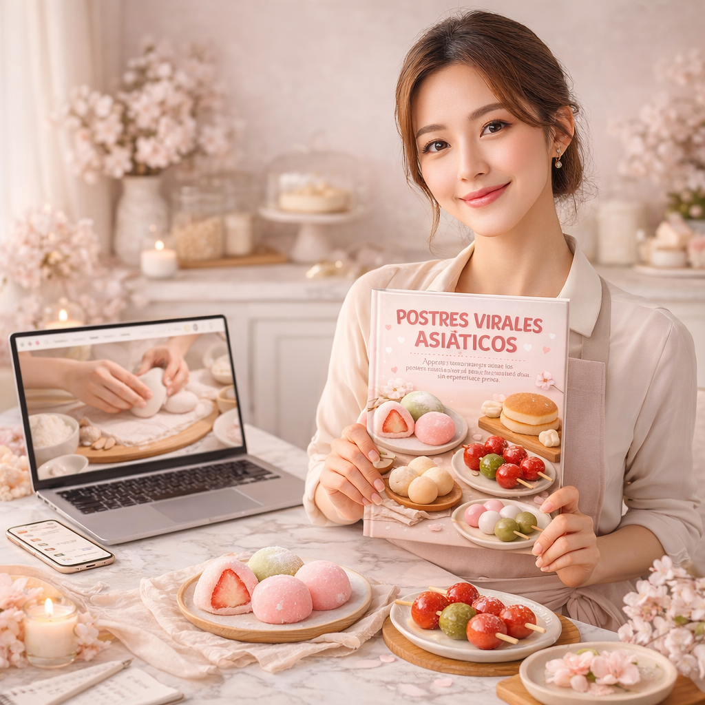 POSTRES VIRALES ASIÁTICOS + 10 BONOS DE REGALO 🎁