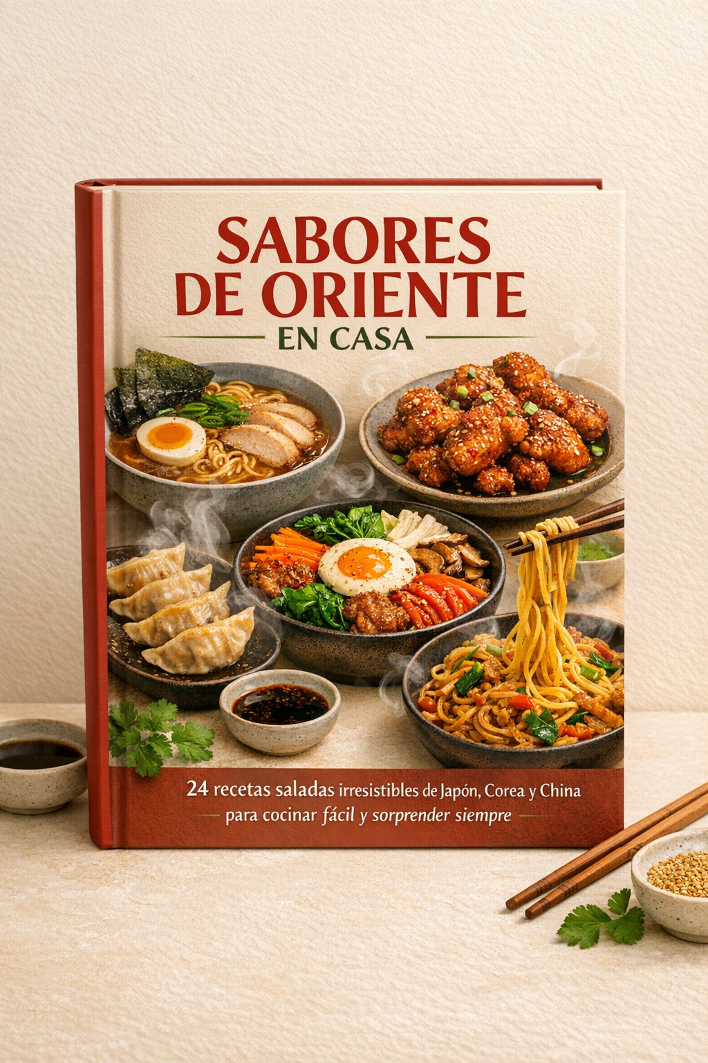SABORES DE ORIENTE EN CASA (Recetario de Comida - Japón, Corea y China)